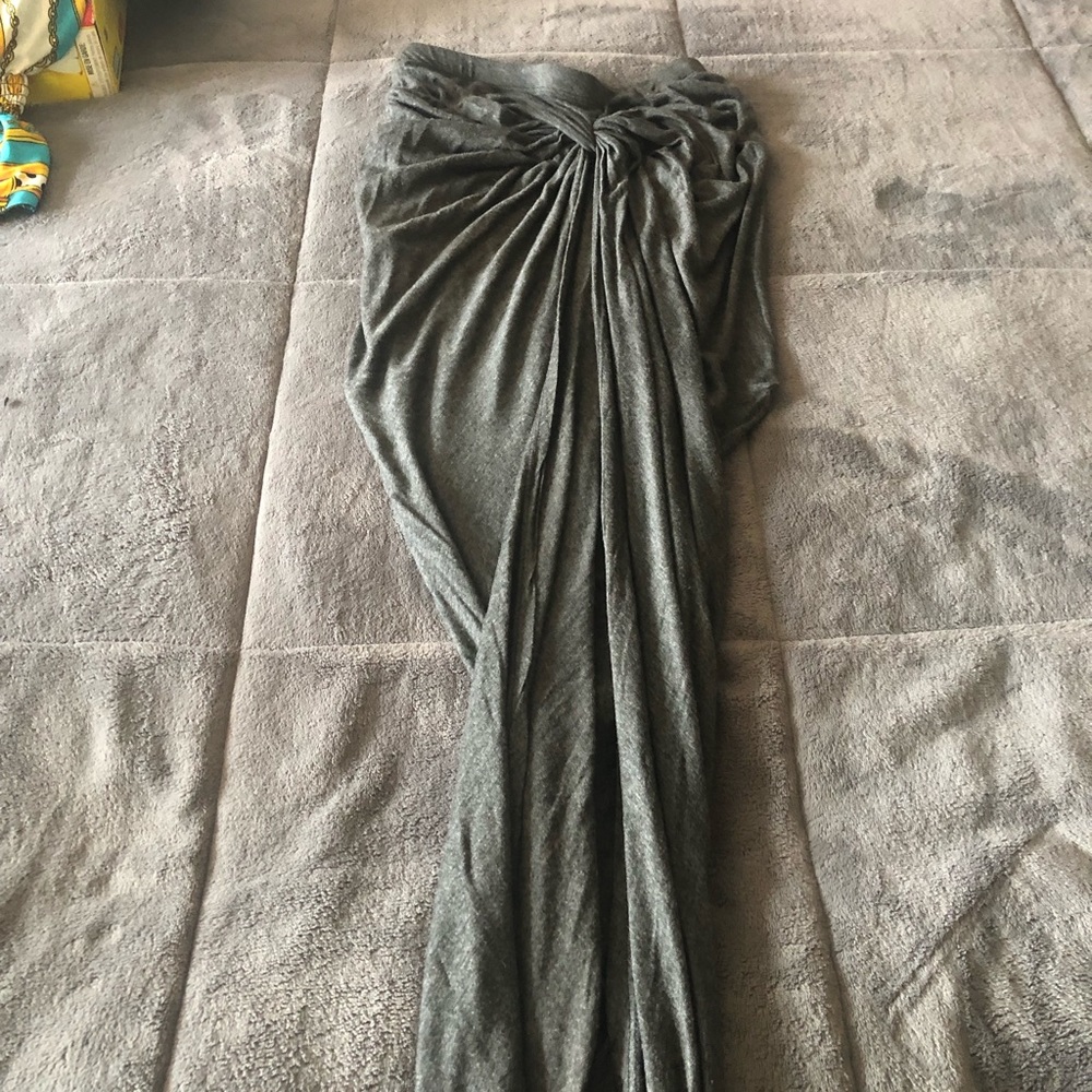 Long skirt with split